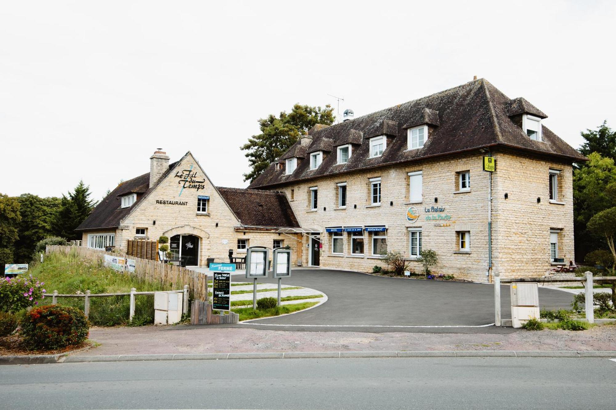 Logis Hotel Le Relais De La Poste Restaurant Le Fil Du Temps Thury-Harcourt-le-Hom Dış mekan fotoğraf