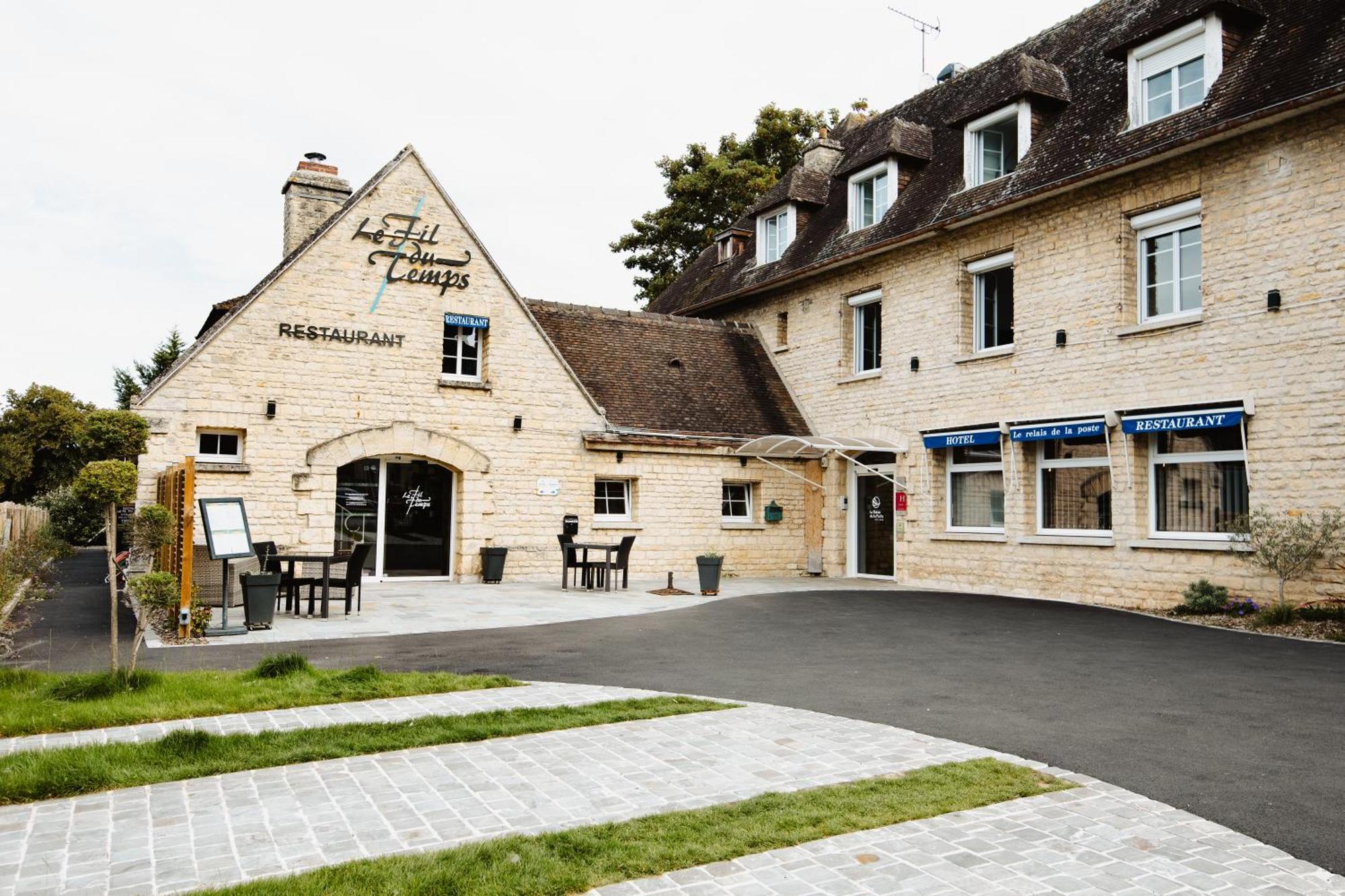Logis Hotel Le Relais De La Poste Restaurant Le Fil Du Temps Thury-Harcourt-le-Hom Dış mekan fotoğraf